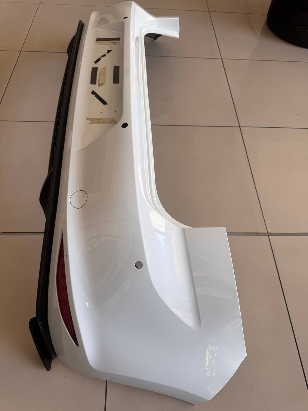 MK7 OEM GTI REAR  BUMPER  Painted white
