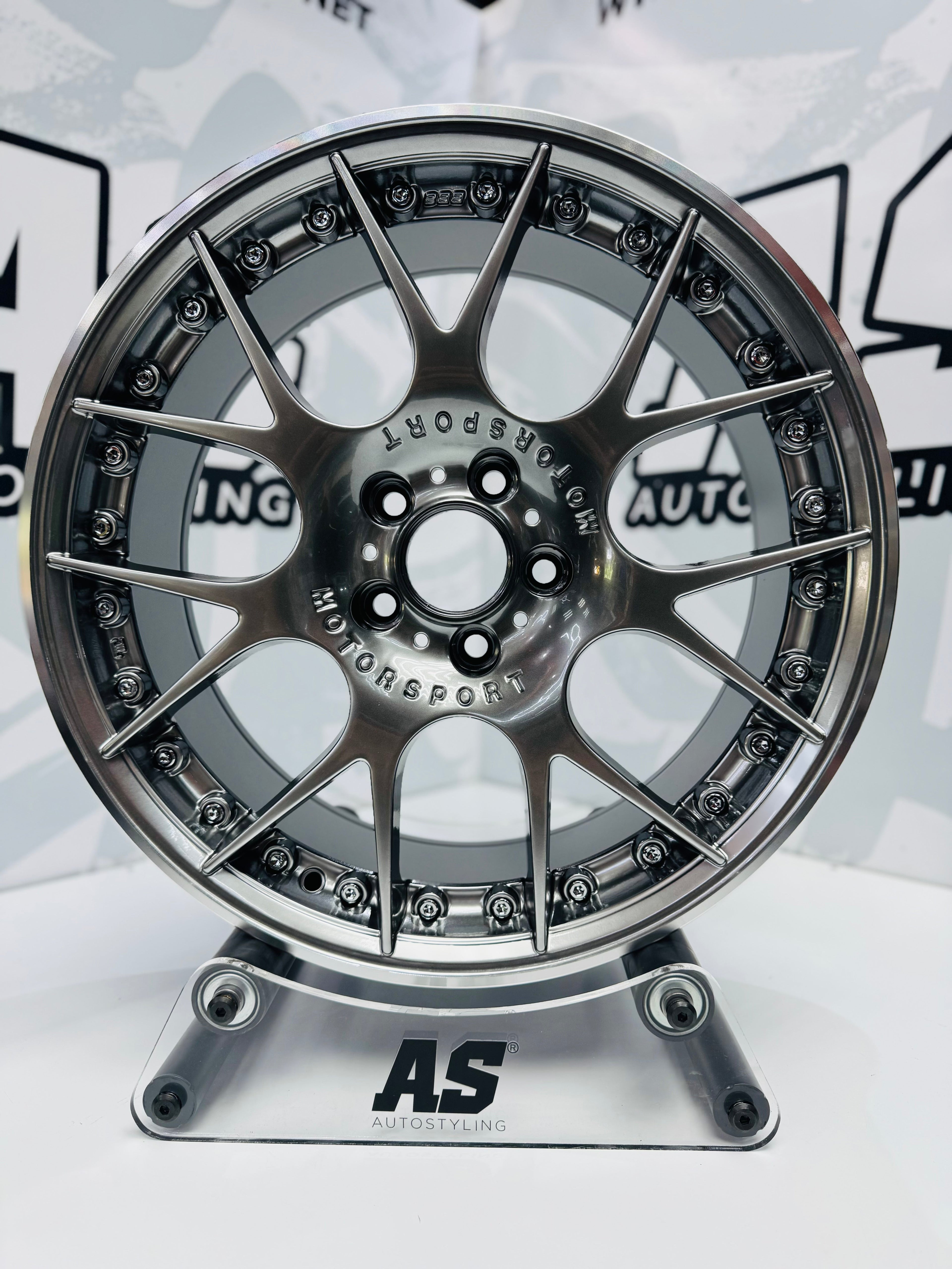 18” BSS CH  5/112 HYPER BLACK