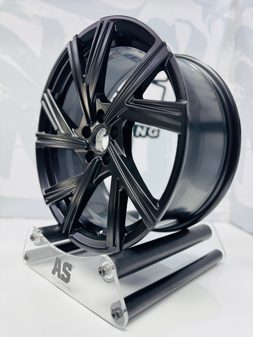 17” AS- BERGAMO 5/100 MATT BLACK RIMS