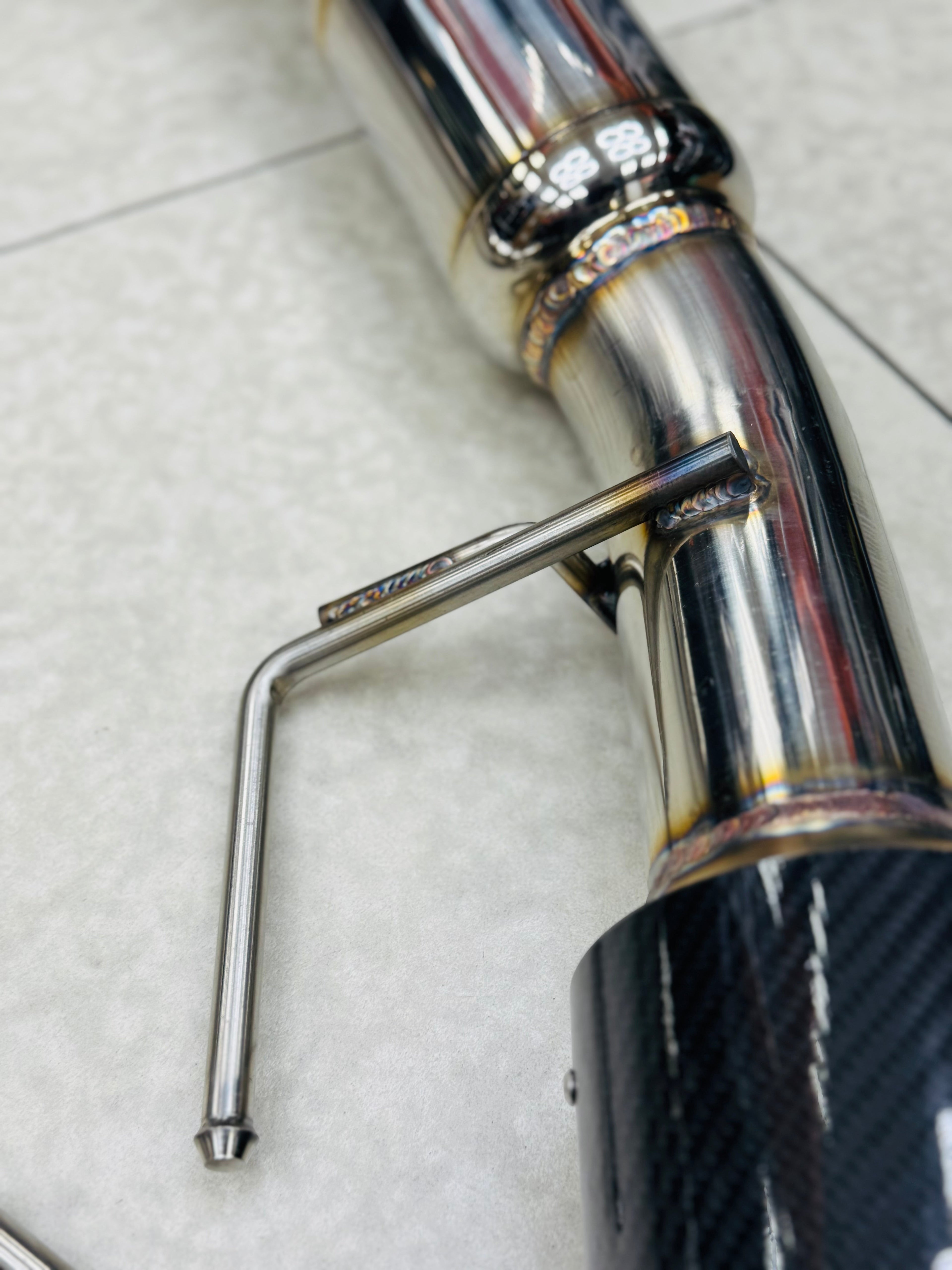 FORD RANGER T9 RAPTOR  EXHAUST SYSTEM CARBON TIPS