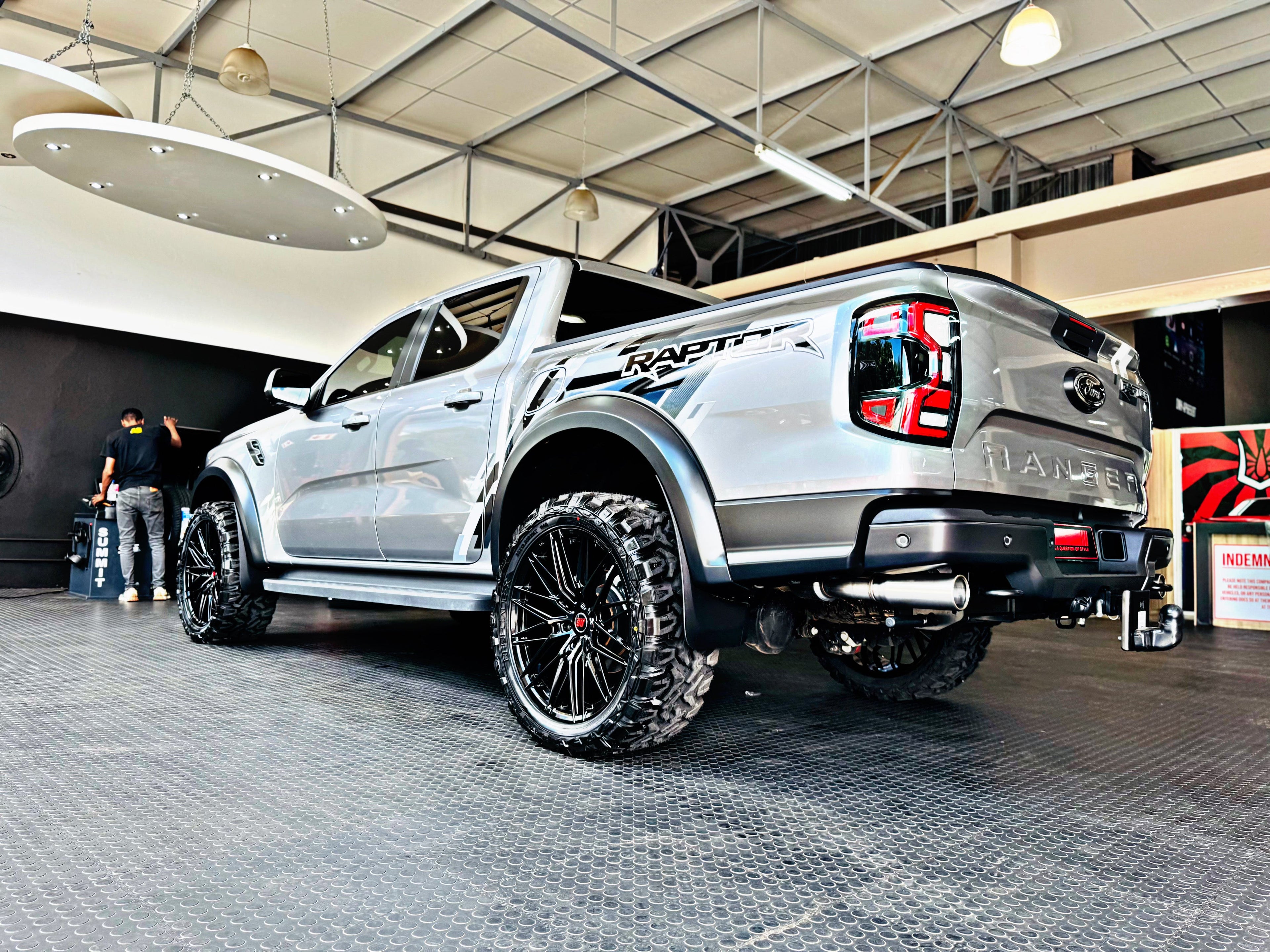 22”  AS-FORGED 81951 6/139 BAKKIE WHEELS GLOSS BLACK for next Gen Ranger & AMAROK only