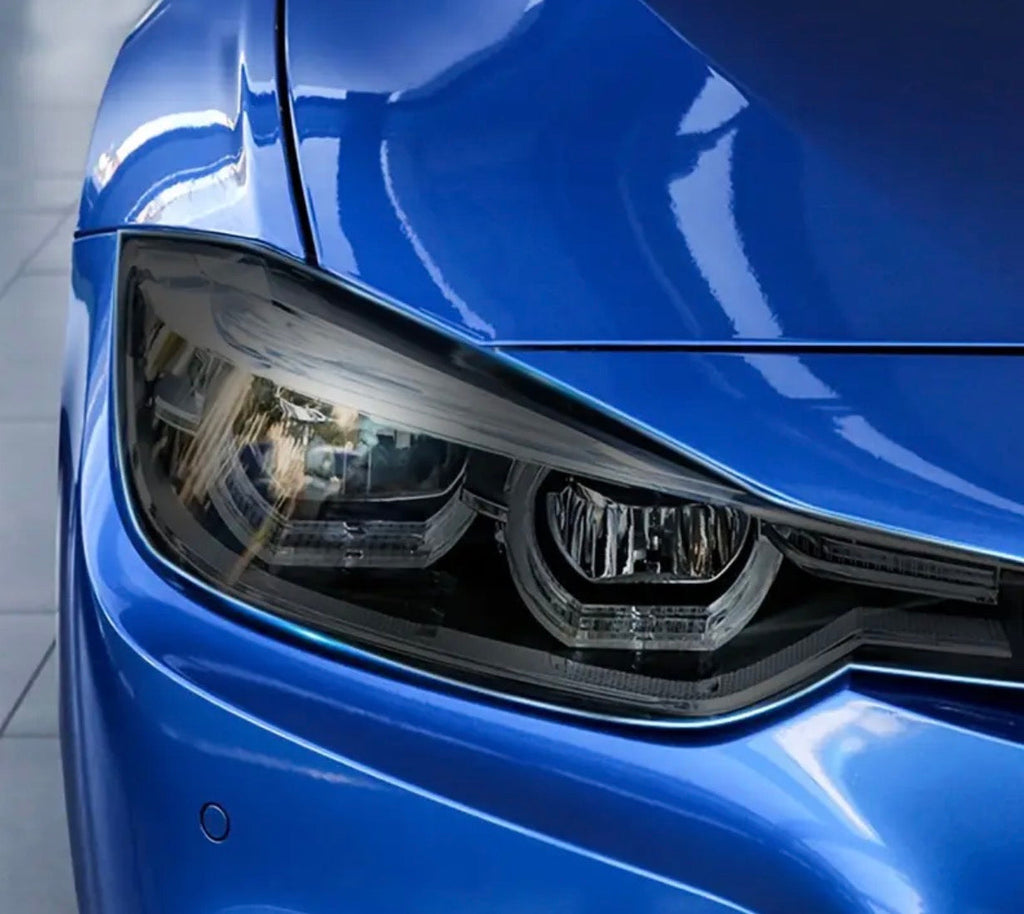 BMW F30 HEADLIGHT TINT SMOKED PRECUT