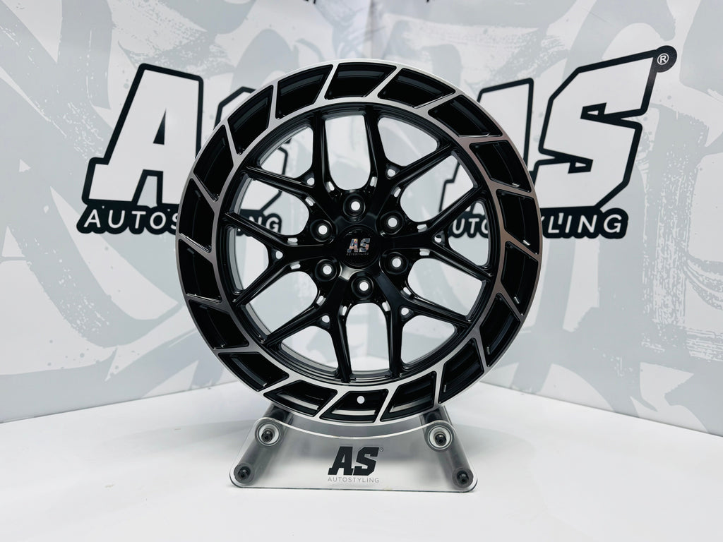 20” CONCAVO SERIES 416 SATIN BLACK  BAKKIE RIMS 6/139 PCD