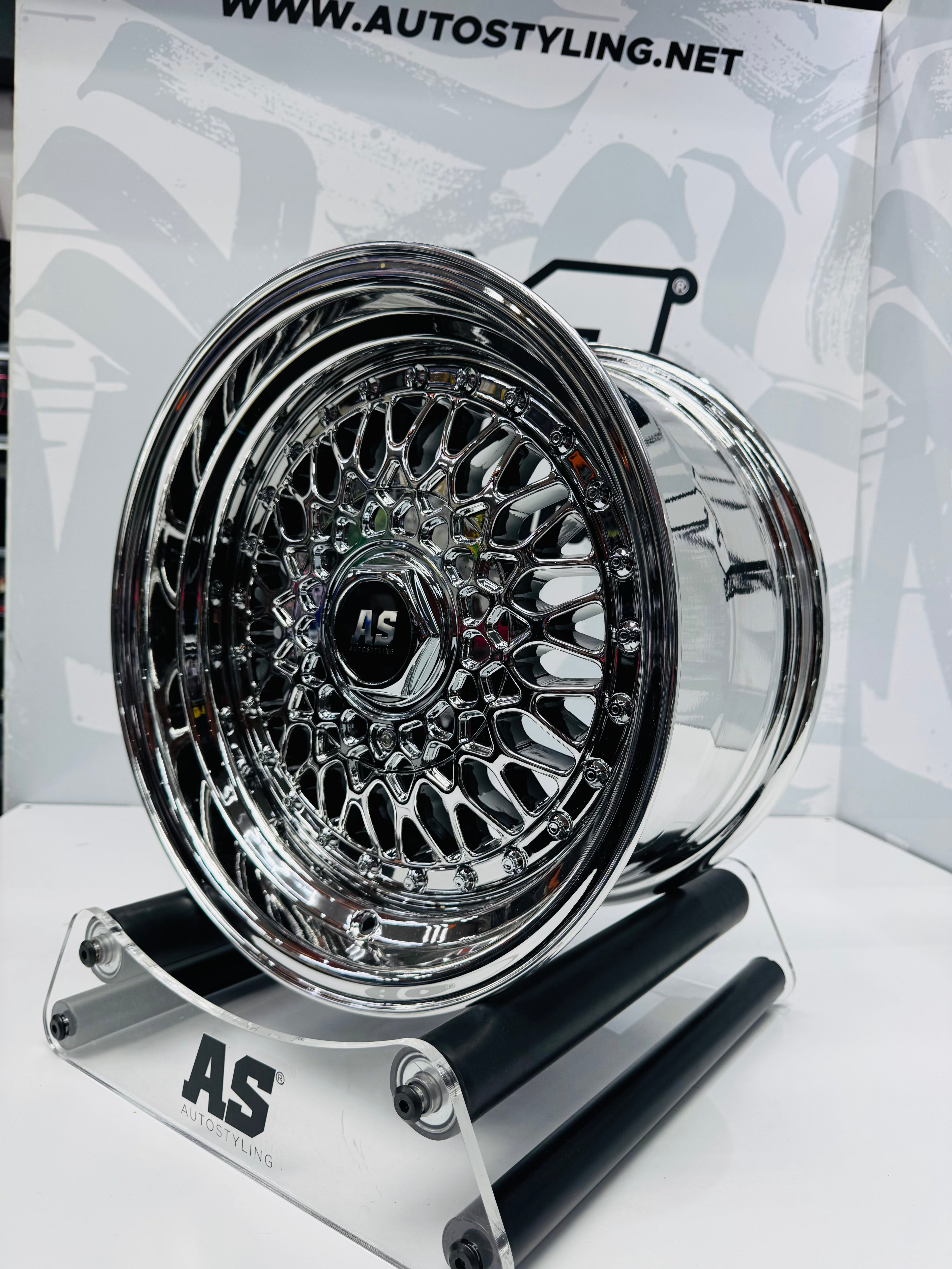 15 AS-MESH CHROME 9/100