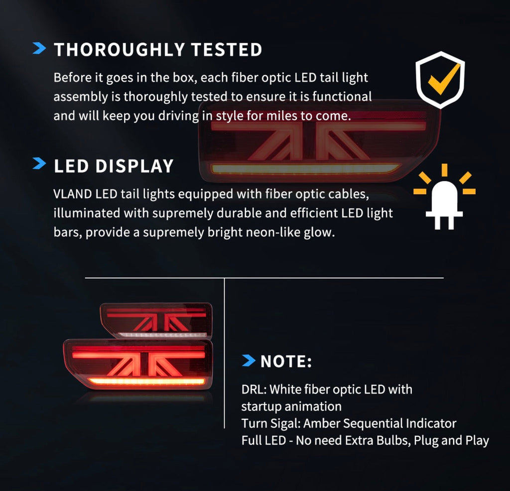 VLAND  SUZUKI JIMNY 2018-2022 4Th GEN LED TAIL LIGHT