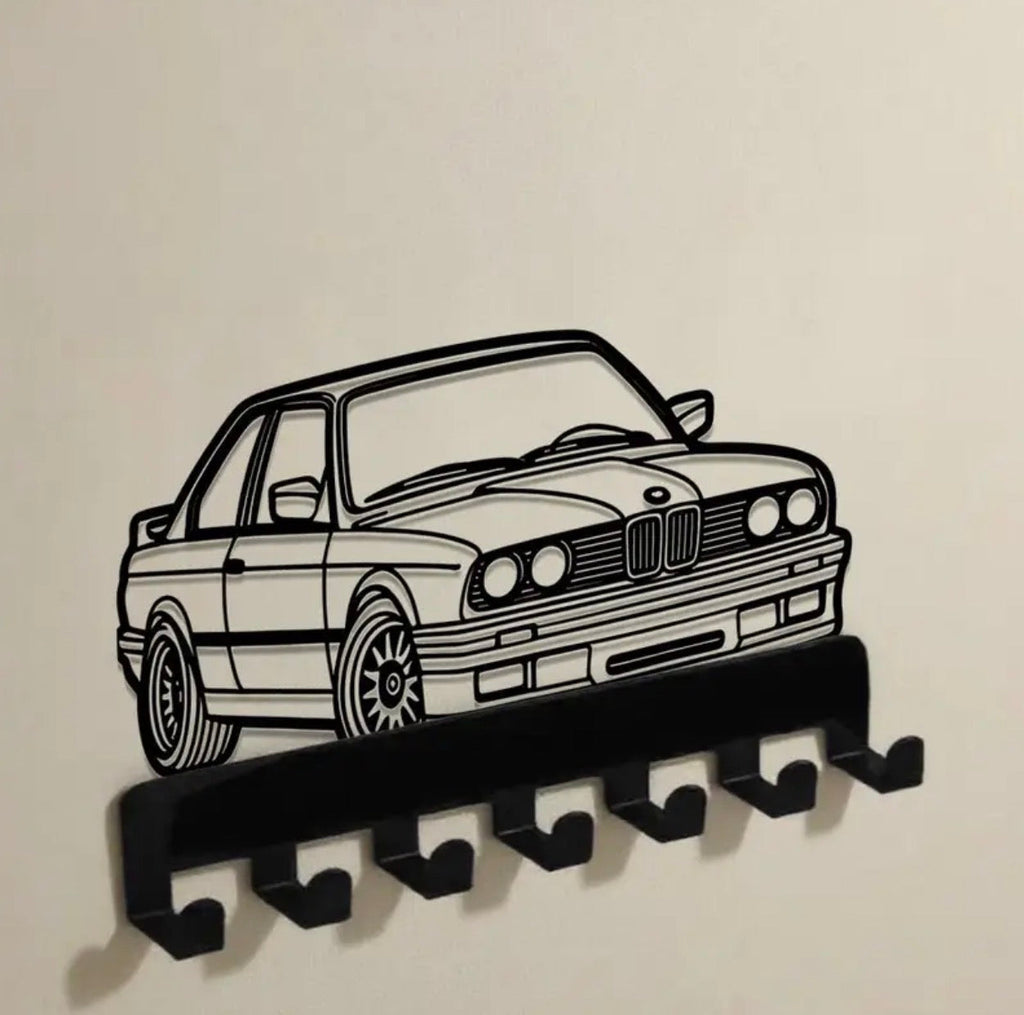 BM E30  Design 7 HOOK KEY HOLDER