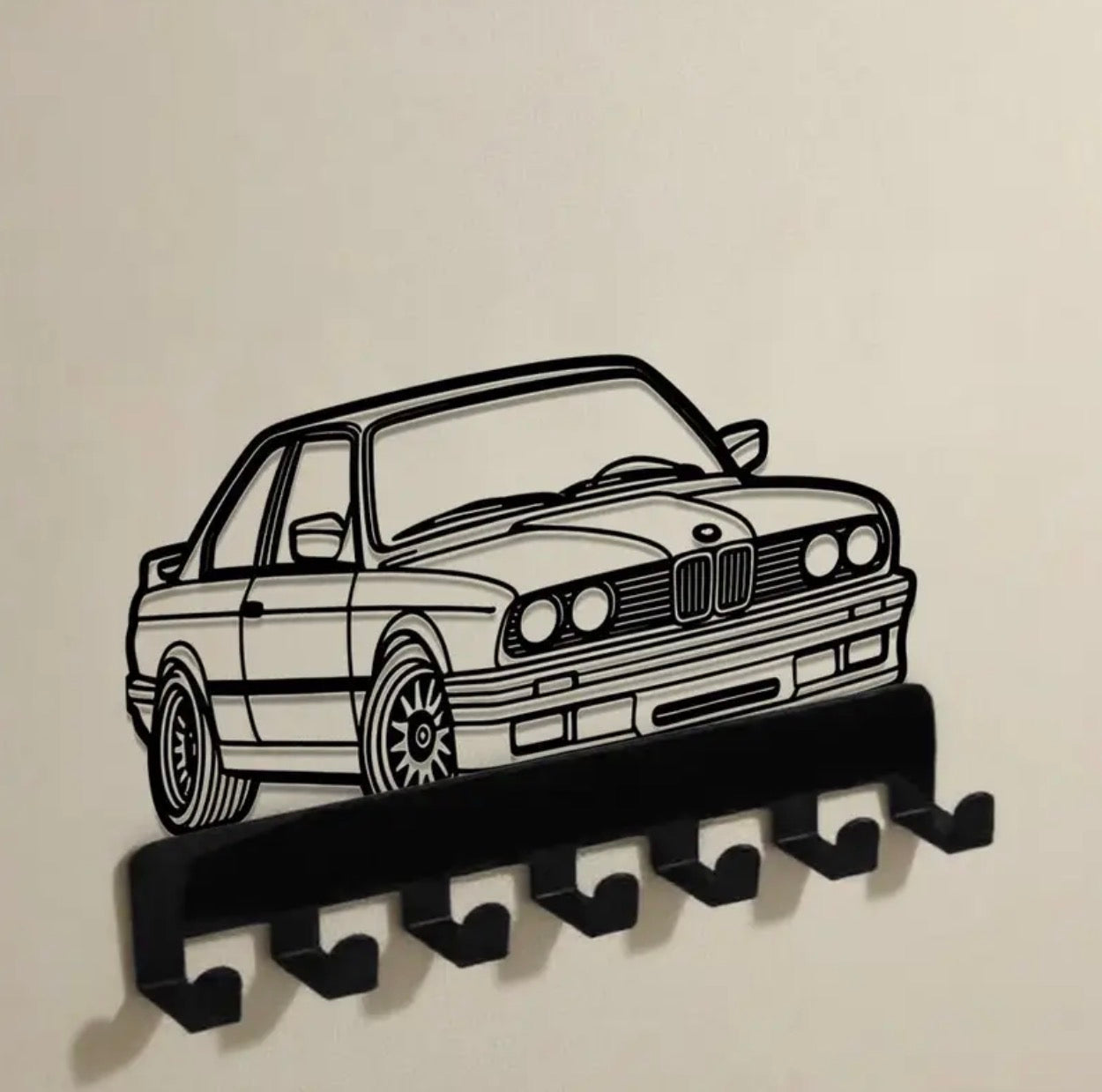 BM E30  Design 7 HOOK KEY HOLDER