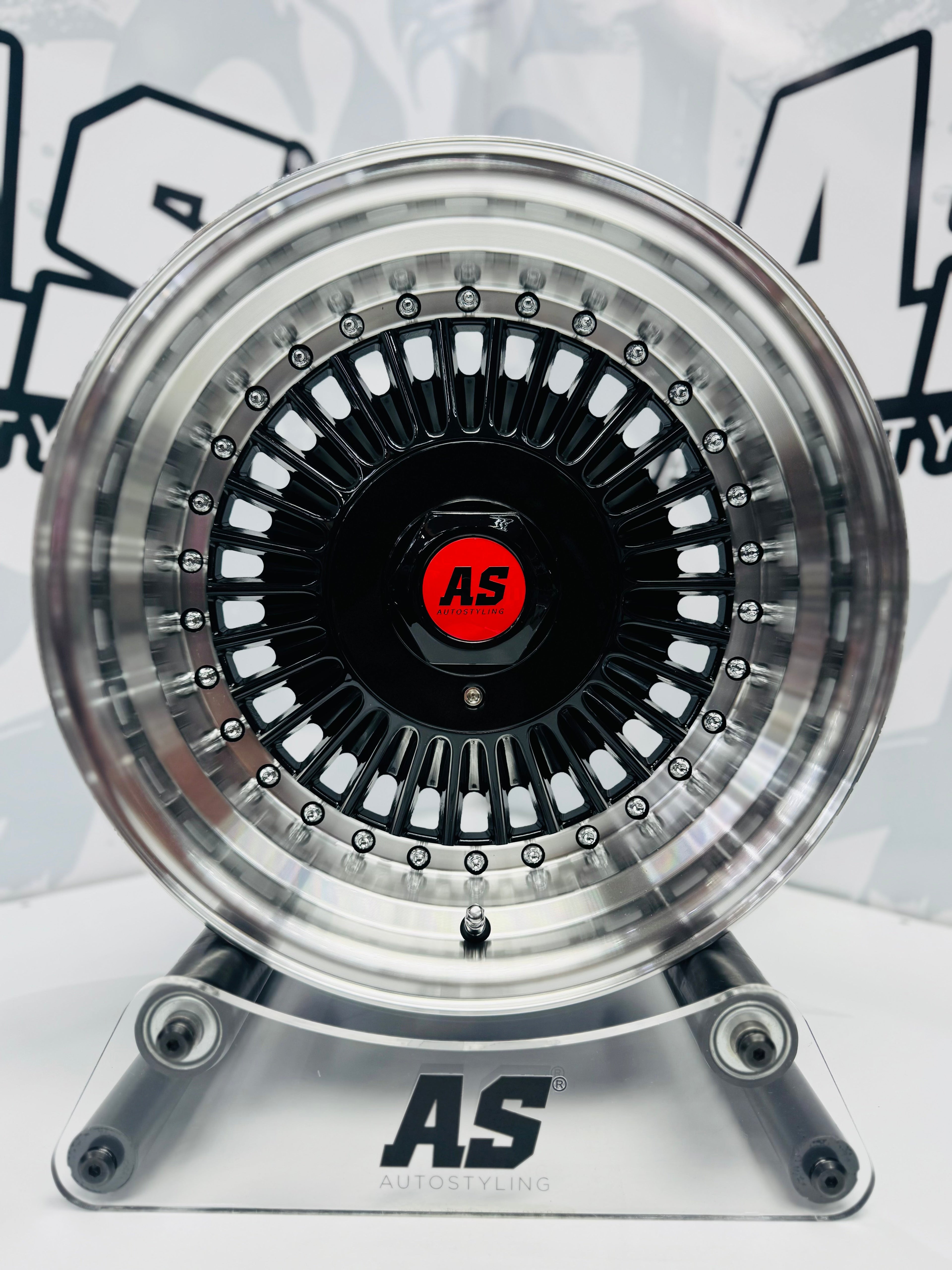 15” AS-EMITZ 7613 black 4/100/108 wheels