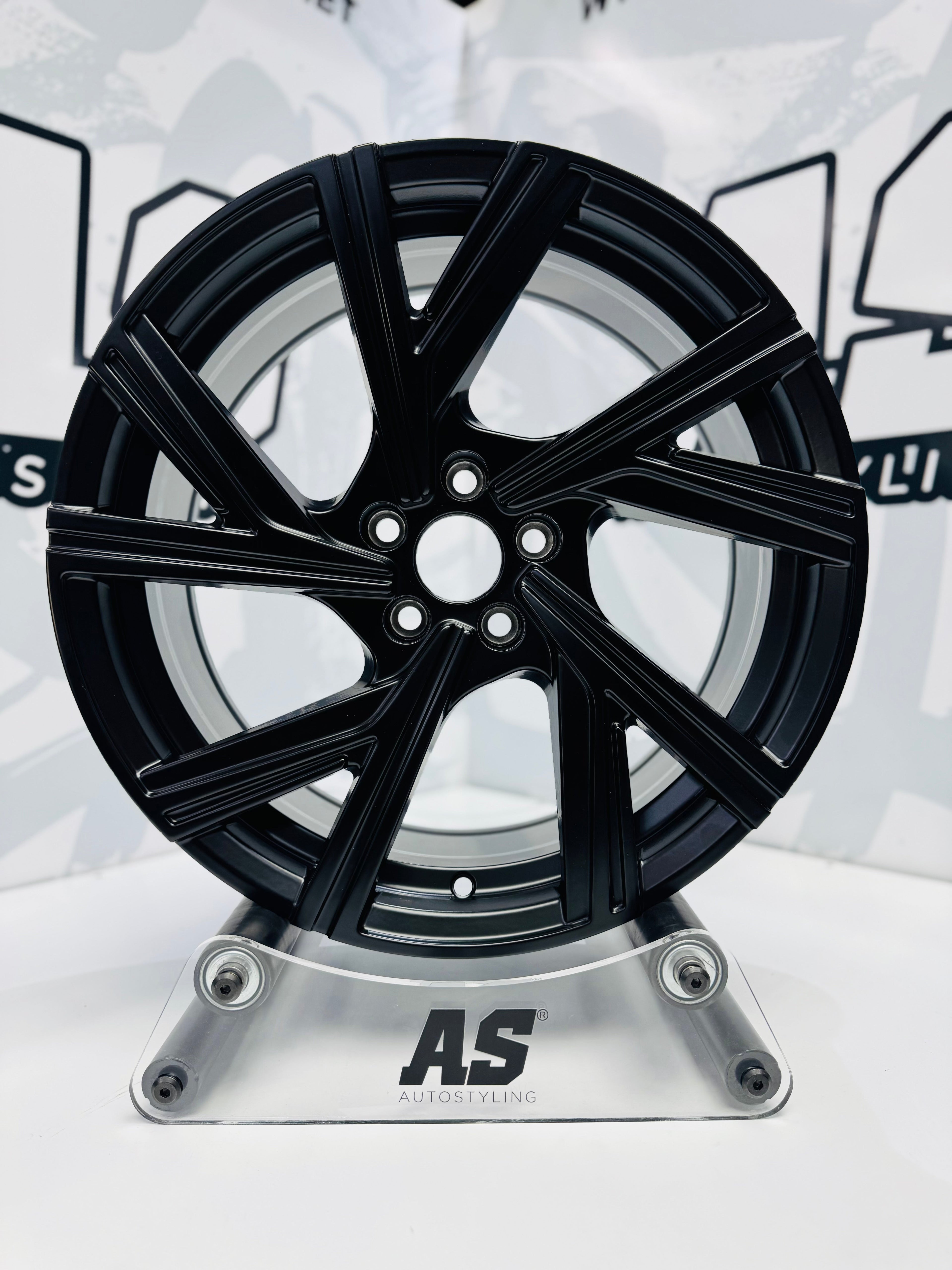 17” AS- BERGAMO 5/100 MATT BLACK RIMS