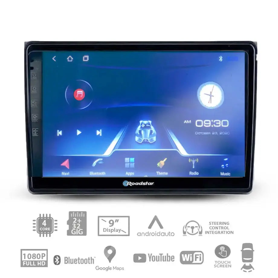 Audi A3 (02-08) - 9 Inch Roadstar Android Entertainment & GPS System