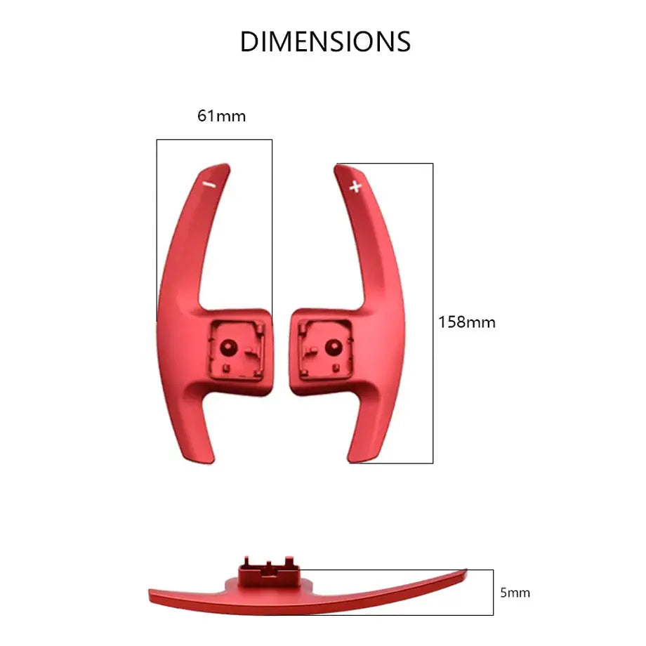 Audi Aluminium Paddle Shift Extensions - Type 1