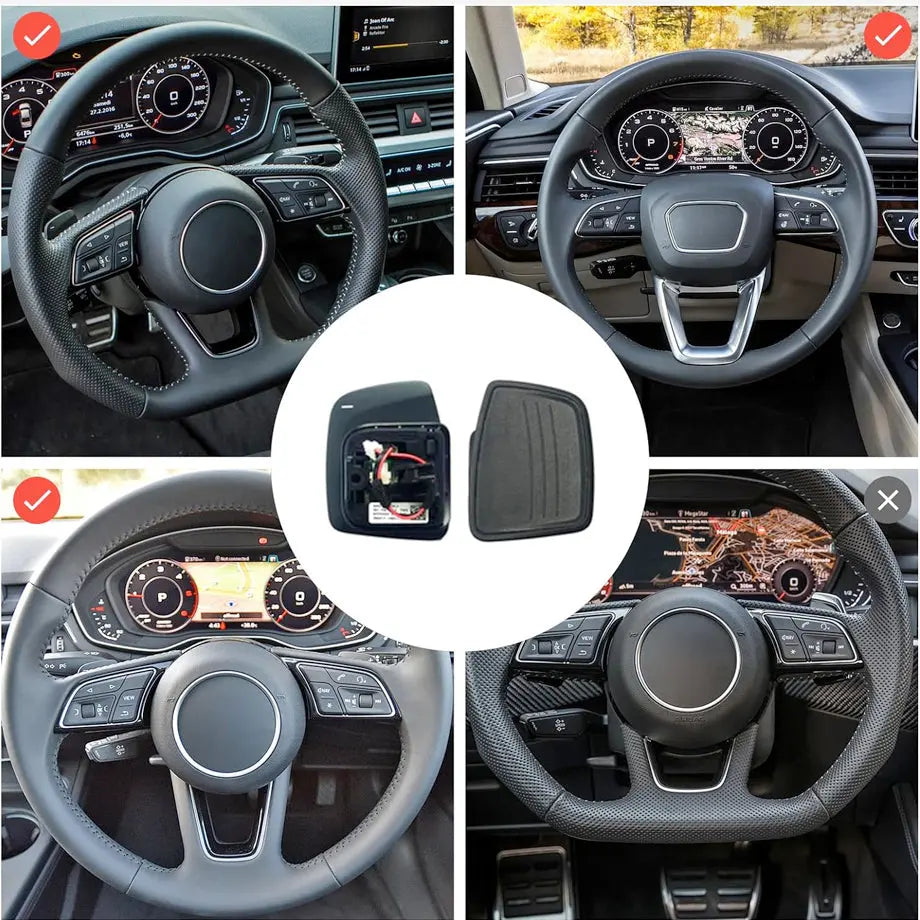 Audi Aluminium Paddle Shift Extensions - Type 2