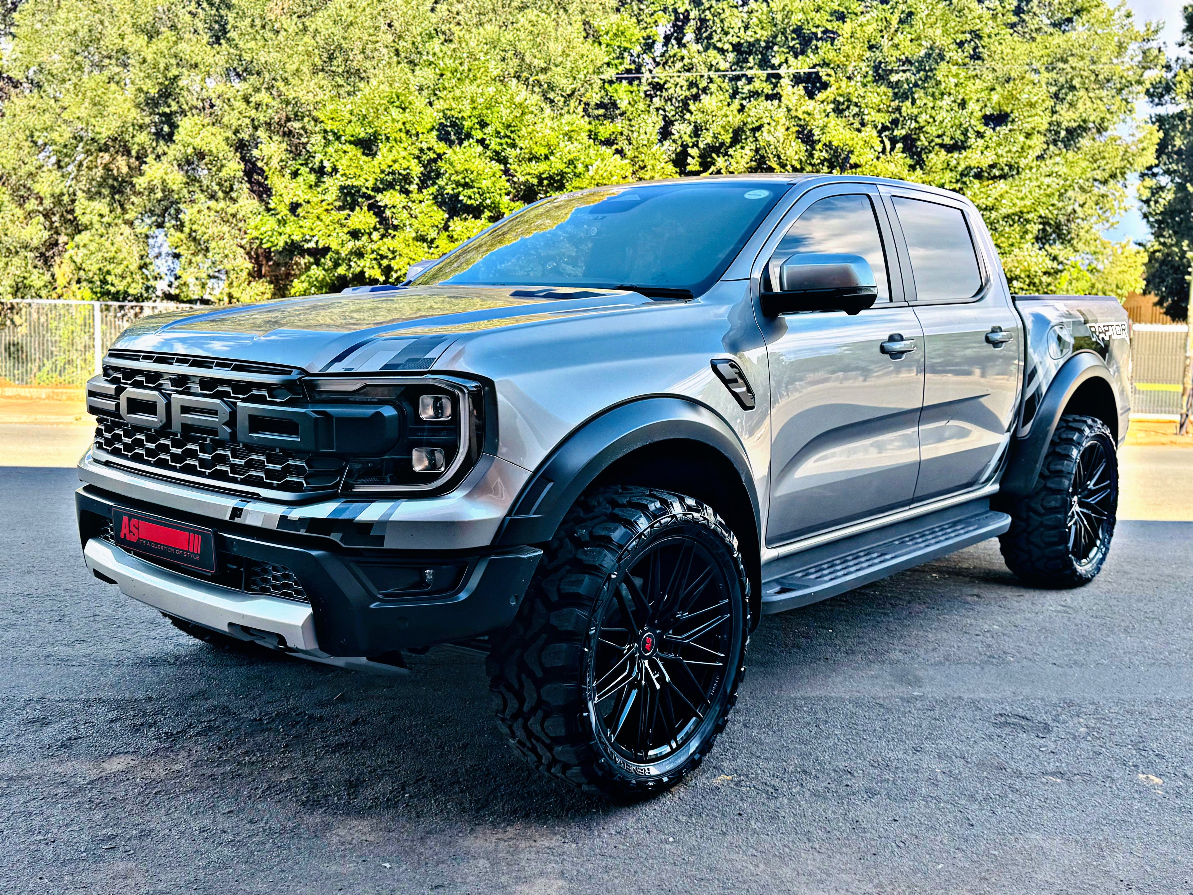 22”  AS-FORGED 81951 6/139 BAKKIE WHEELS GLOSS BLACK for next Gen Ranger & AMAROK only