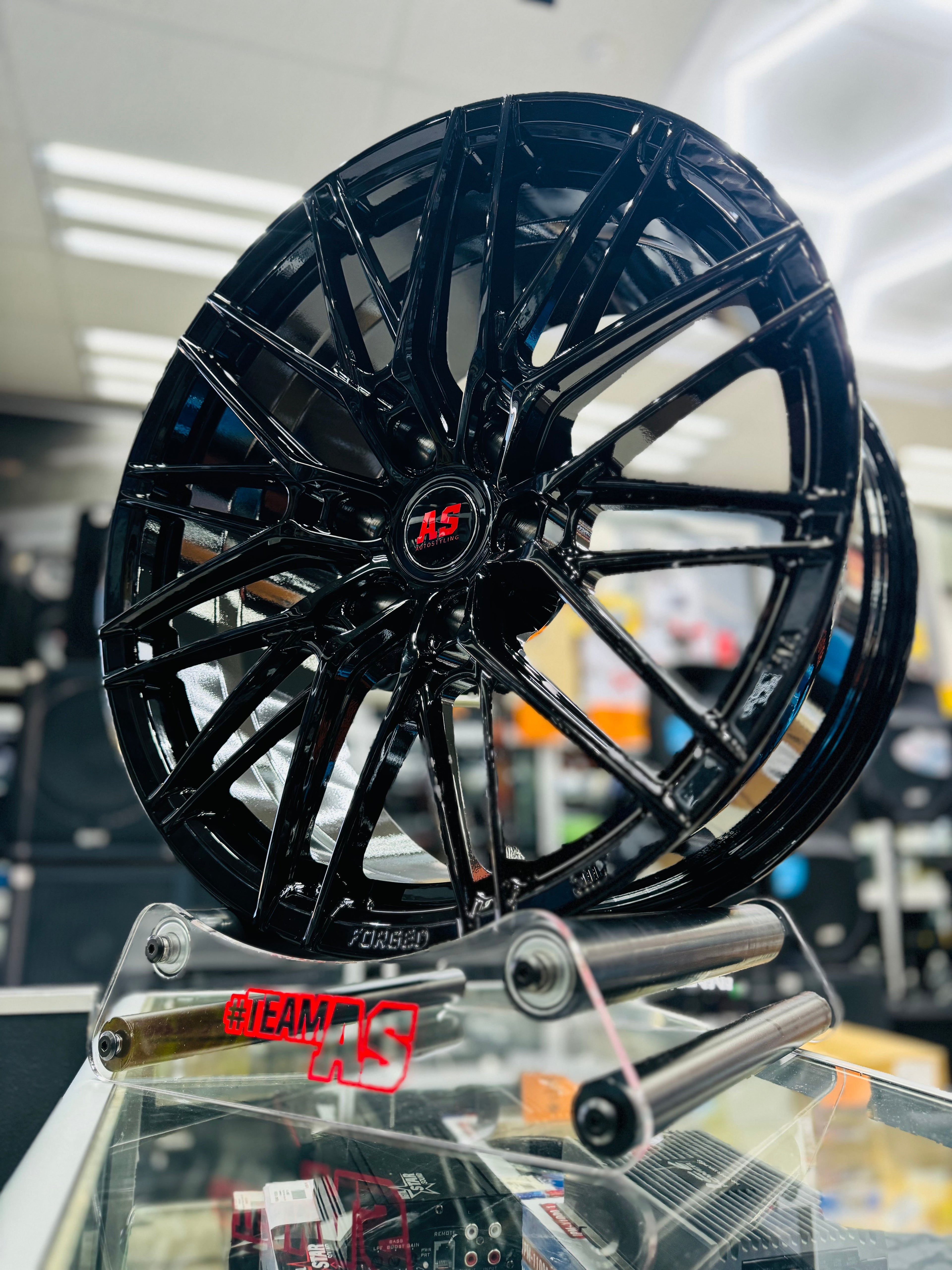 22”  AS-FORGED 81951 6/139 BAKKIE WHEELS GLOSS BLACK for next Gen Ranger & AMAROK only