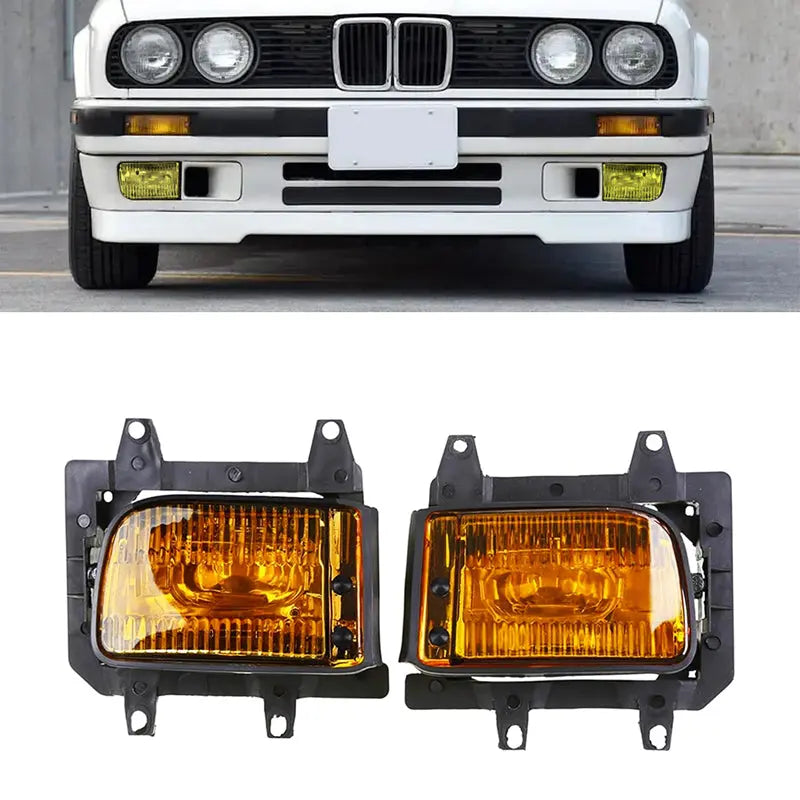 BM E30 3-Series OEM Style Yellow Lens Fog Light (85-93)