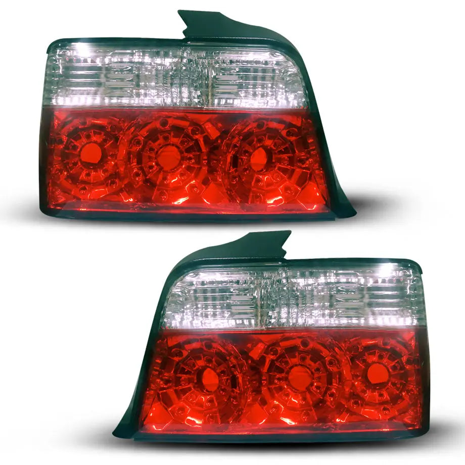 BM E36 3-Series Semi Crystal Diamond Taillight - 4DR (93-98)
