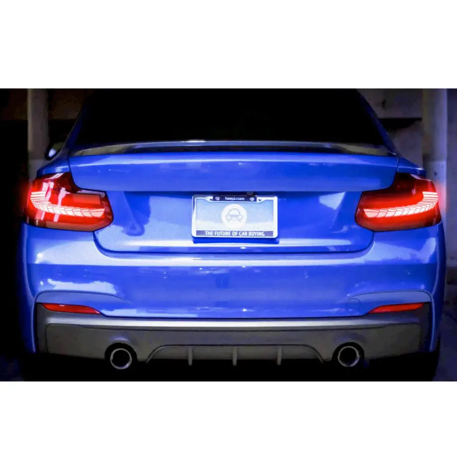BM F22 / F23 2-Series CS Style OLED Sequential Smoked Red Taillights