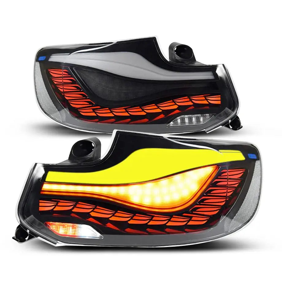 BM F87 M2 CS Style OLED Sequential Smoked Black Taillights