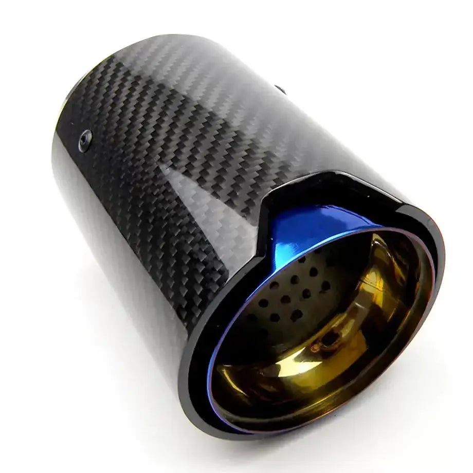 BM M-Series Performance Style Carbon Fibre Exhaust Tail Pipes - (70mm)
