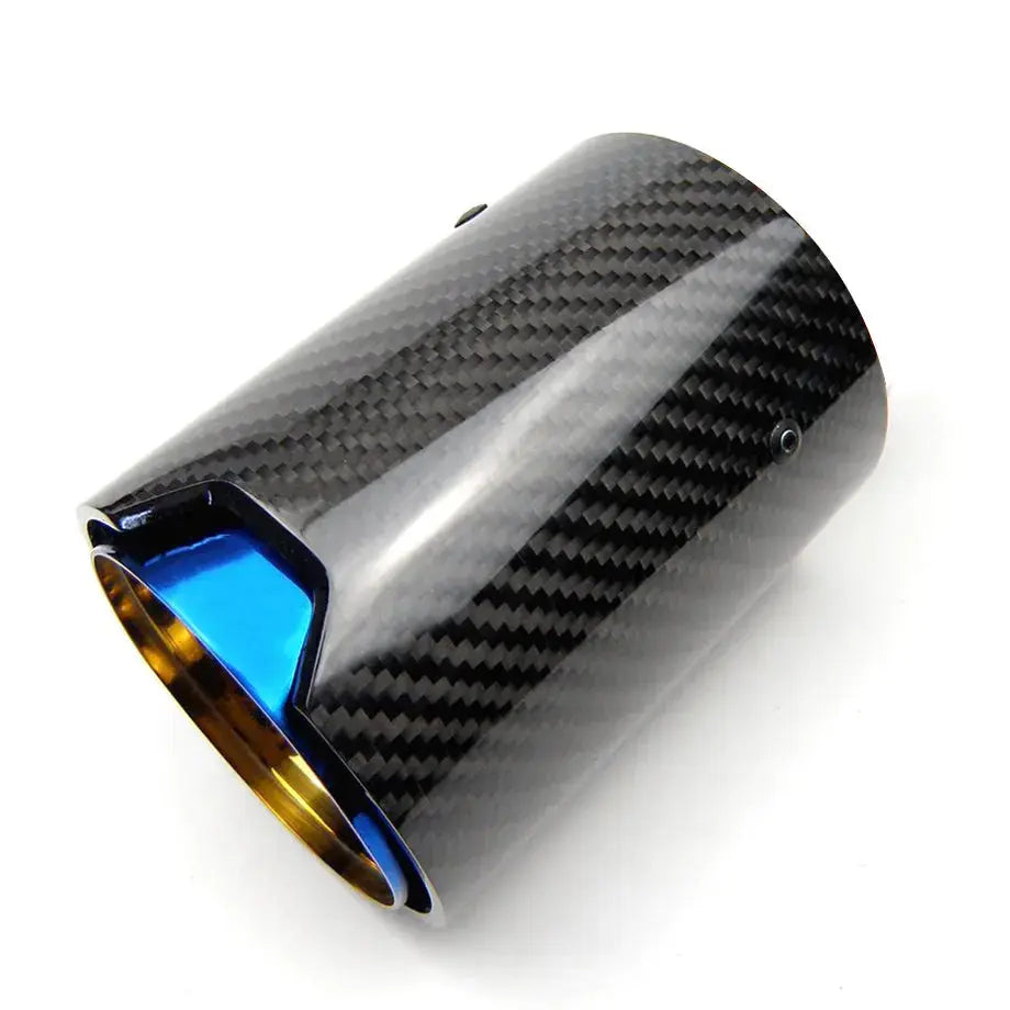 BM M-Series Performance Style Carbon Fibre Exhaust Tail Pipes - (70mm)