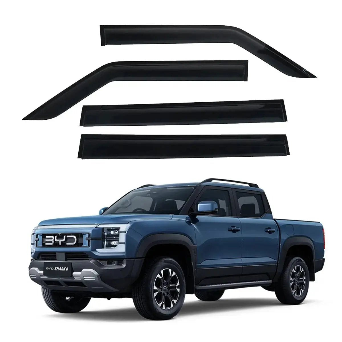 BYD Shark 6 (25-On) Black Windshield (4-Piece)