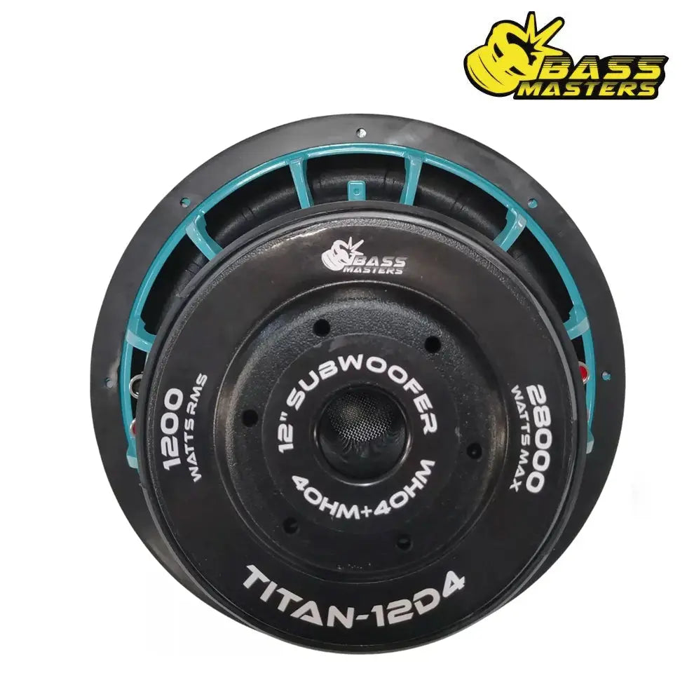 Bass Masters Titan-12D4 12″ DVC Subwoofer - 28 000W