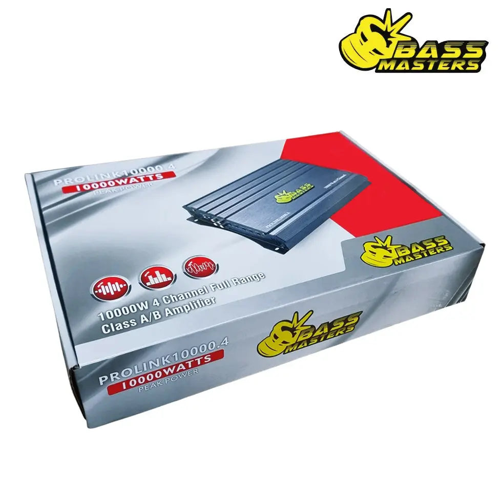 Bass Masters Prolink-10000.4 4-Channel Amplifier - 10 000W