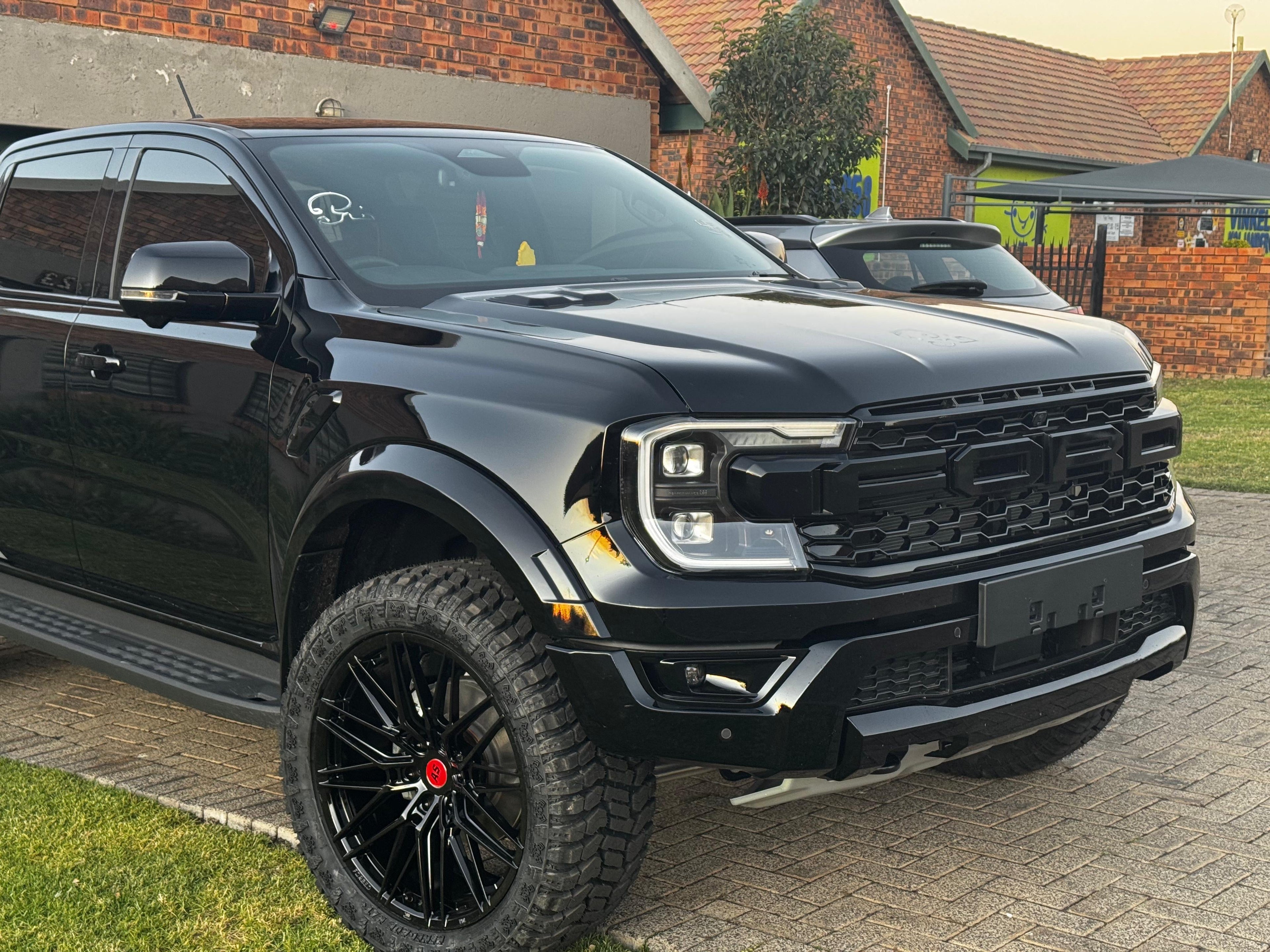 22”  AS-FORGED 81951 6/139 BAKKIE WHEELS GLOSS BLACK for next Gen Ranger & AMAROK only