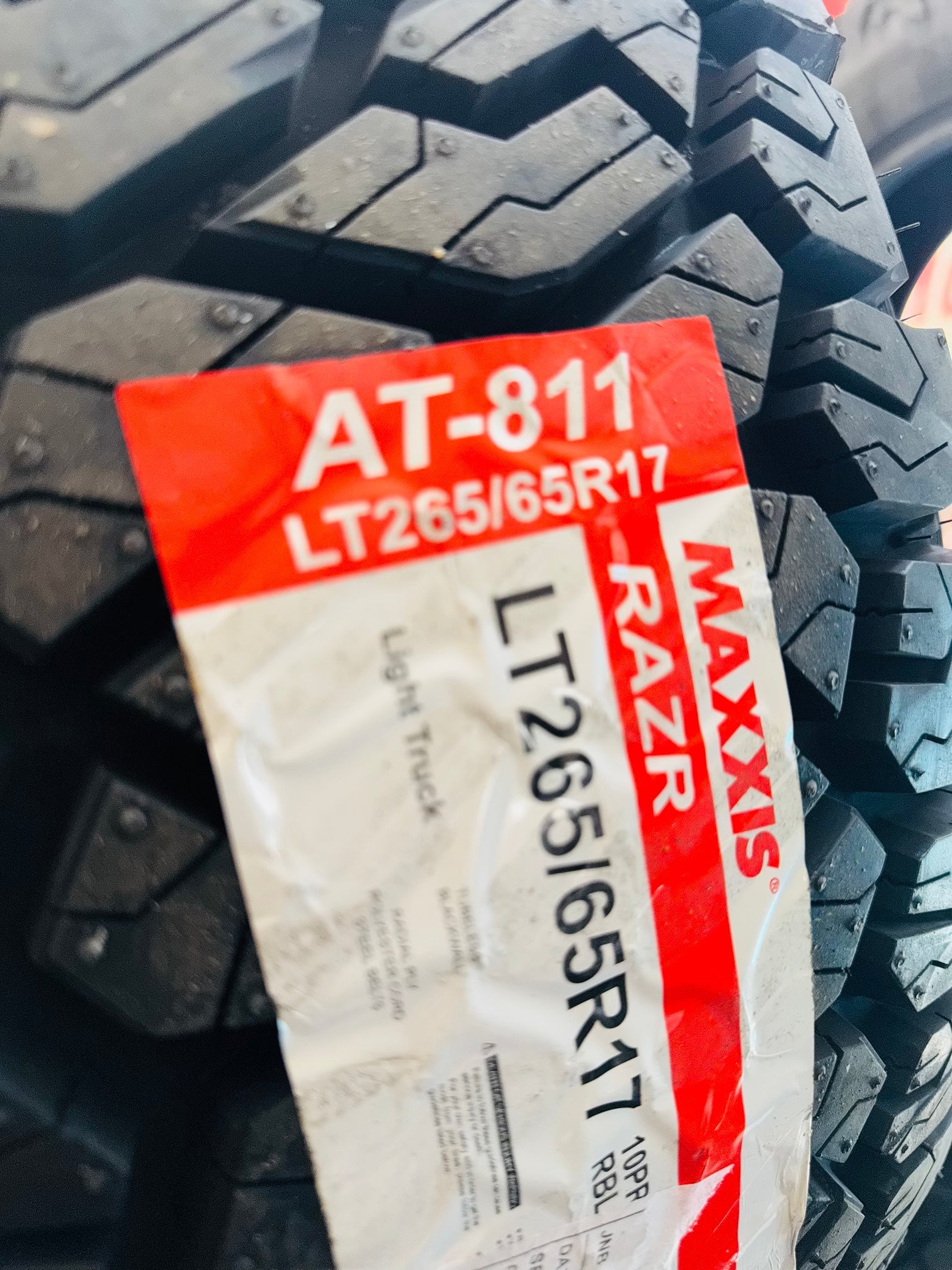 MAXXIS 265/65/17 A/T TYRES