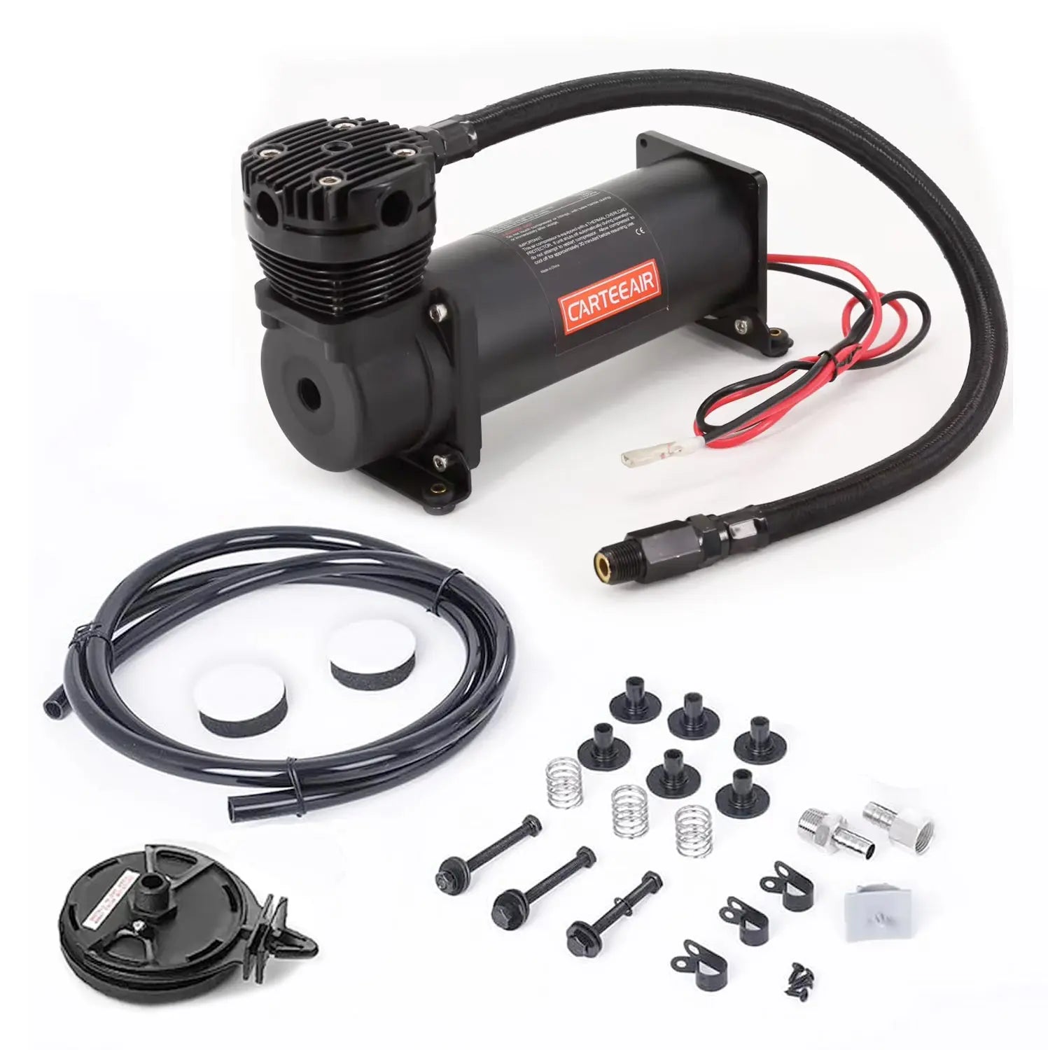 CarteeAir 495SQ Super Quiet Air Compressor (Black)