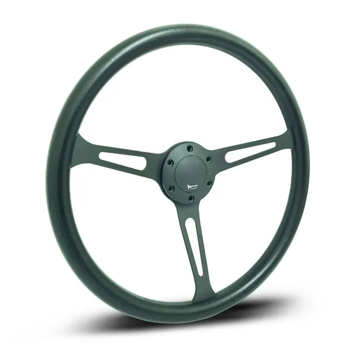 Classic 3-Spoke Racing Style Steering Wheel (380mm)