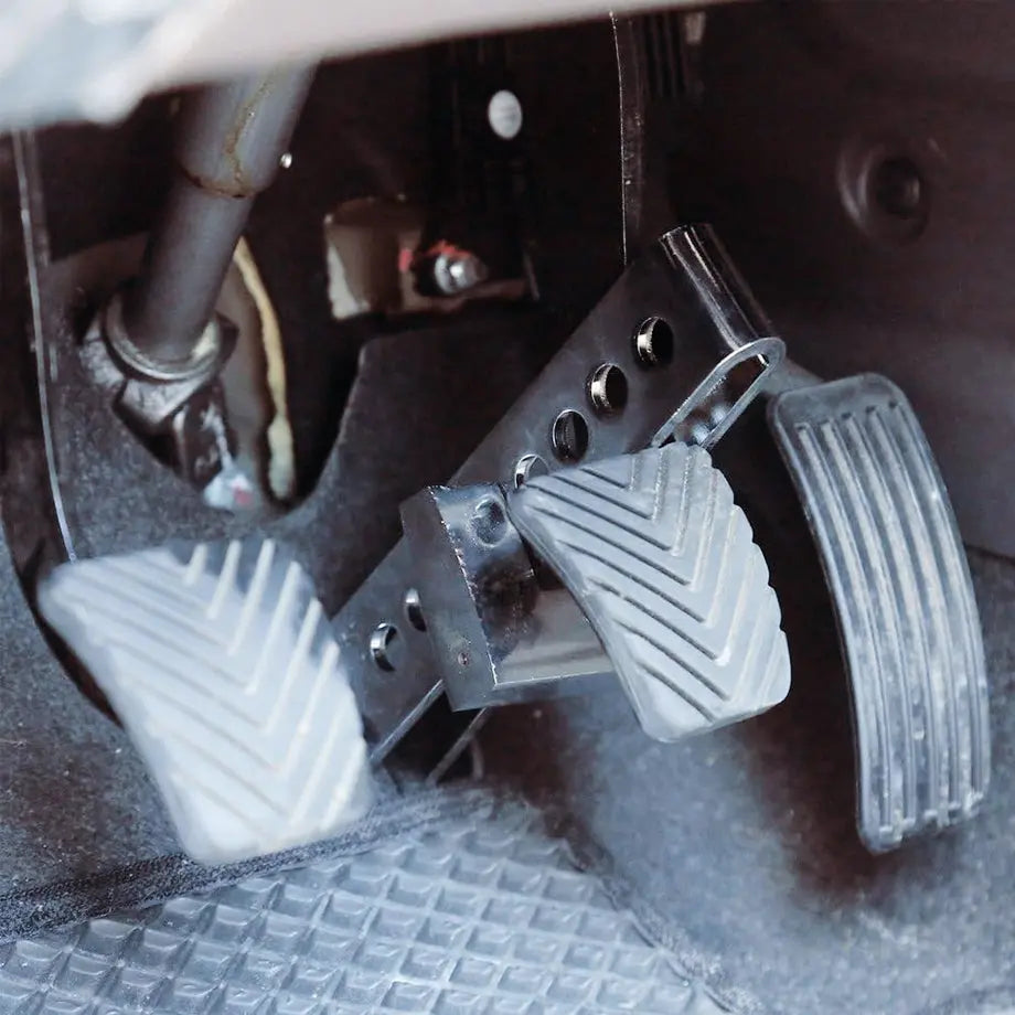 Universal Anti-Theft Stainless Steel Brake / Clutch Foot Pedal Lock Kit