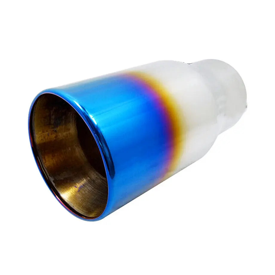 Cowley Burnt Blue Single Exhaust Tailpipe (85mm Outlet)