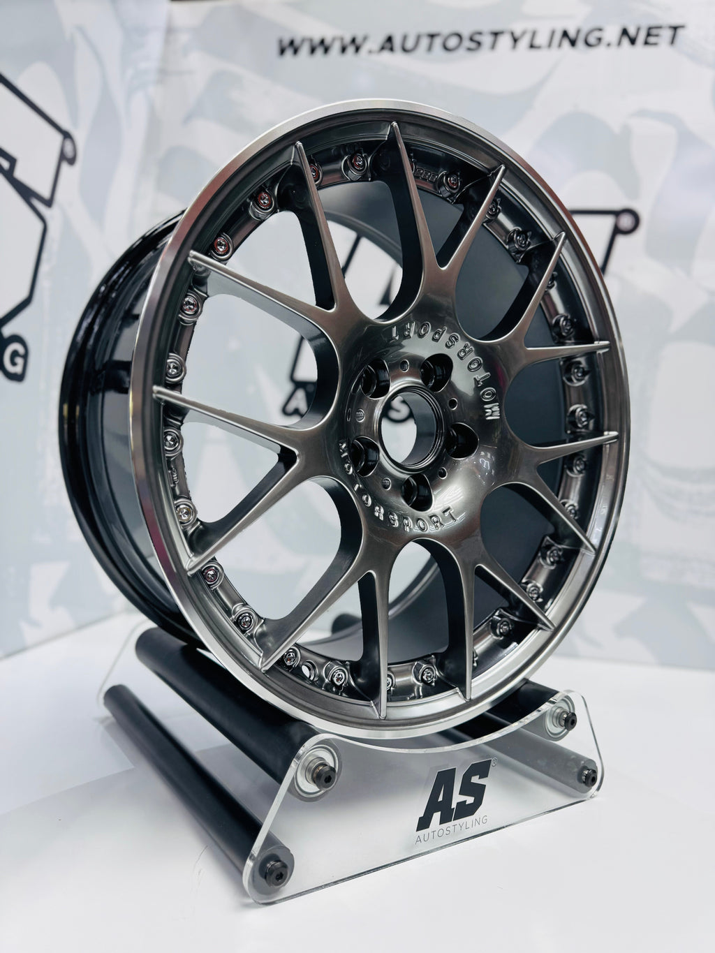 18” BSS CH  5/112 HYPER BLACK