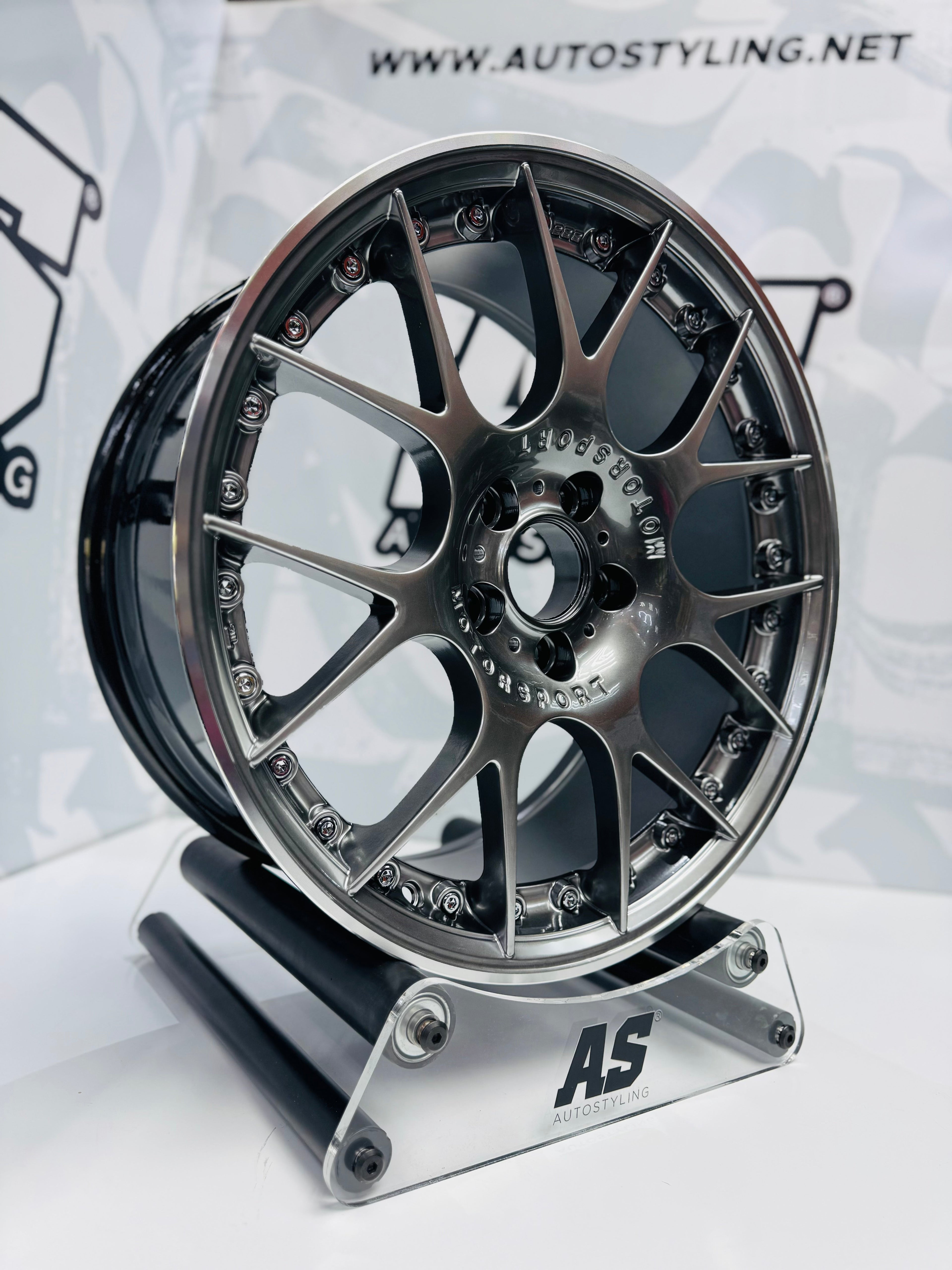 18” BSS CH  5/112 HYPER BLACK