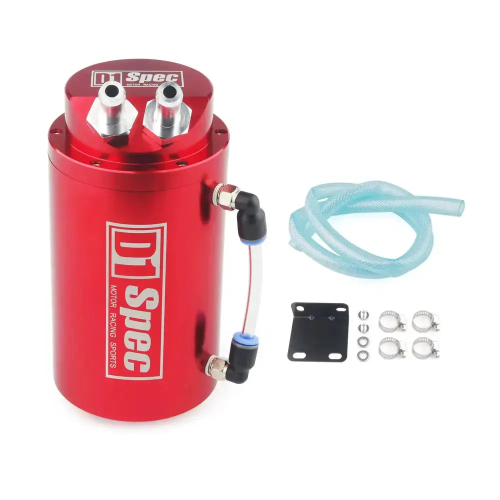 D1 Spec Round Oil Catch Tank (Red)
