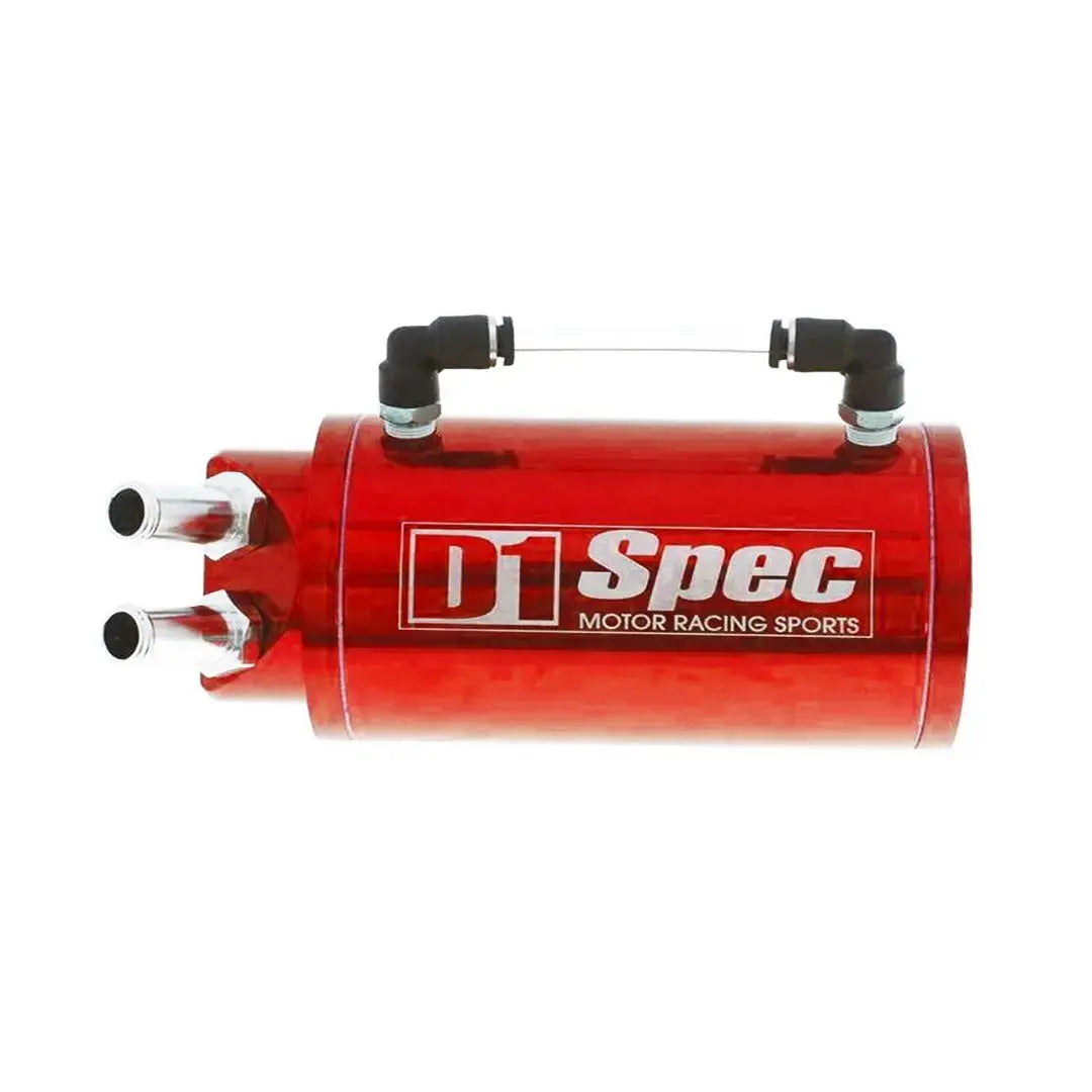 D1 Spec Round Oil Catch Tank (Red)