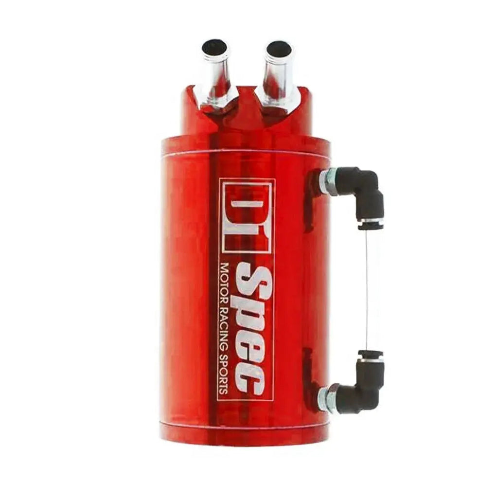 D1 Spec Round Oil Catch Tank (Red)