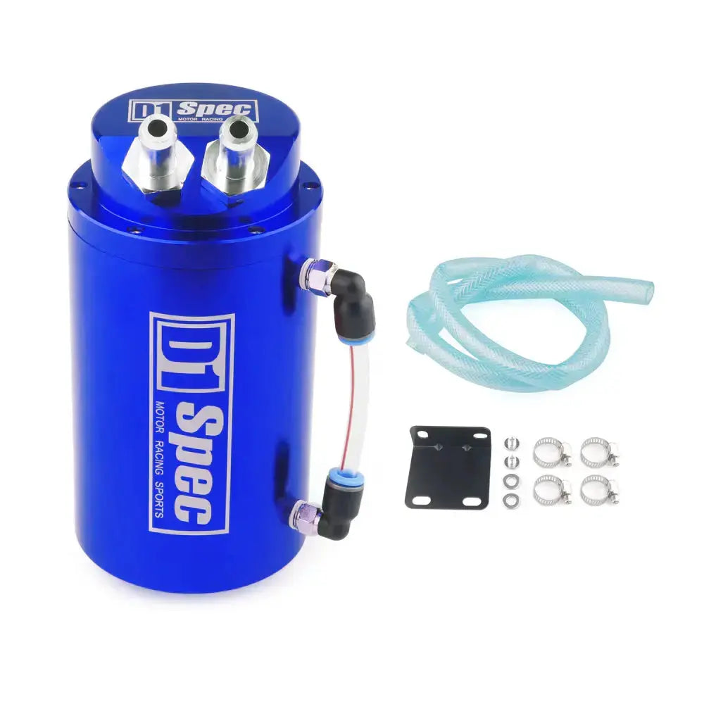 D1 Spec Round Oil Catch Tank (Blue)