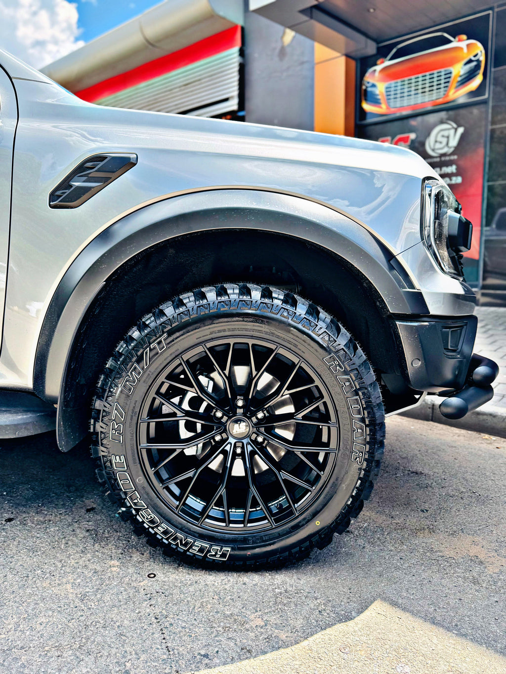 20” CONCAVO SERIES 874 SATIN BLACK BAKKIE RIMS 6/139 PCD