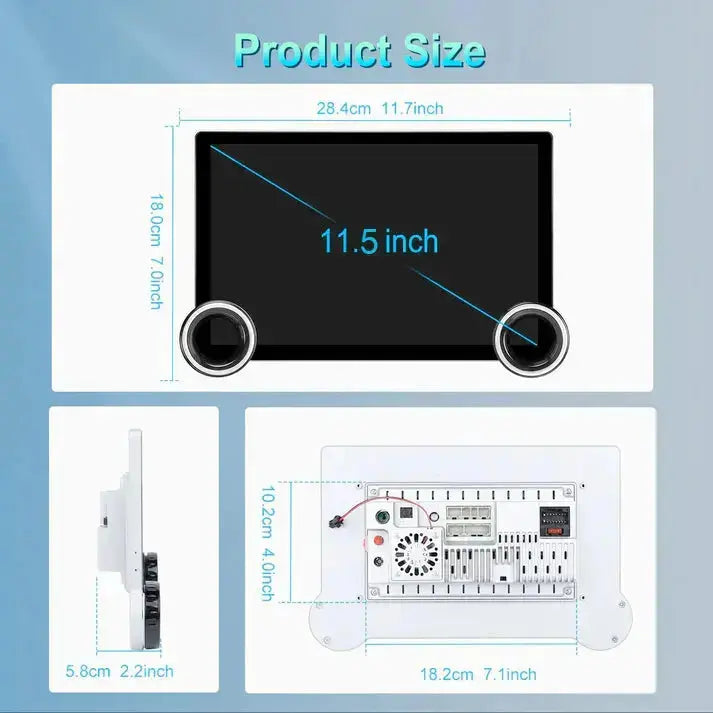 Diamond 2K - 11.5 Inch Dual Knob Android Multimedia Entertainment Unit - Haval H1 (12-21)