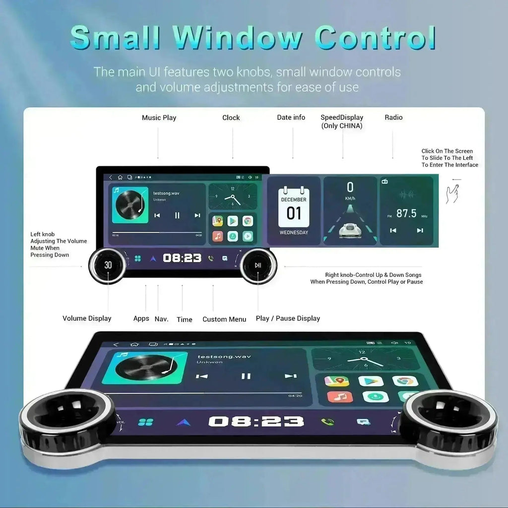 Diamond 2K - 11.5 Inch Dual Knob Android Multimedia Entertainment Unit - Hyundai Venue (19-On)