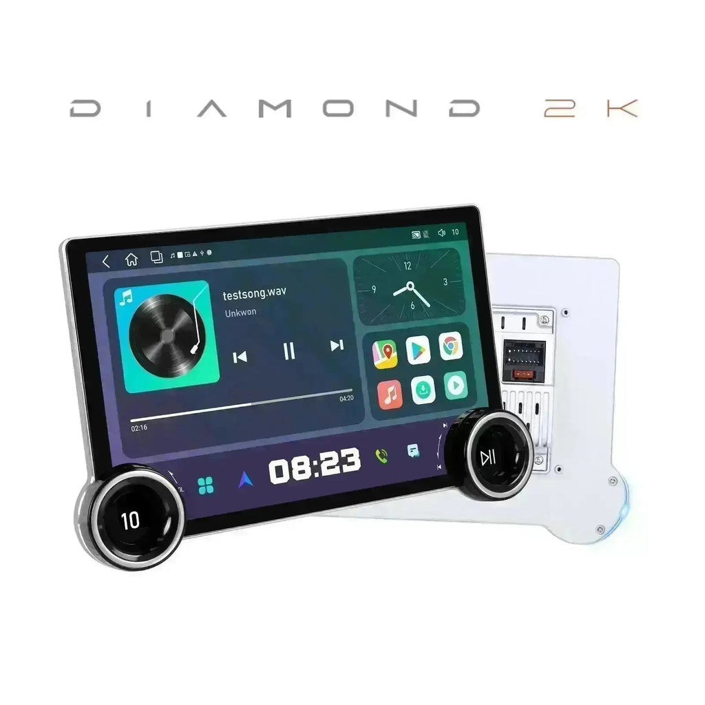 Diamond 2K - 11.5 Inch Dual Knob Android Multimedia Entertainment Unit - Benz W203 (02-04) Models