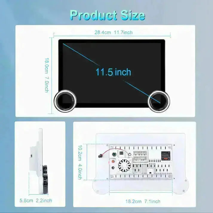 Diamond 2K - 11.5 Inch Dual Knob Android Multimedia Entertainment Unit - Benz CLK Class W209 (02-06) Models