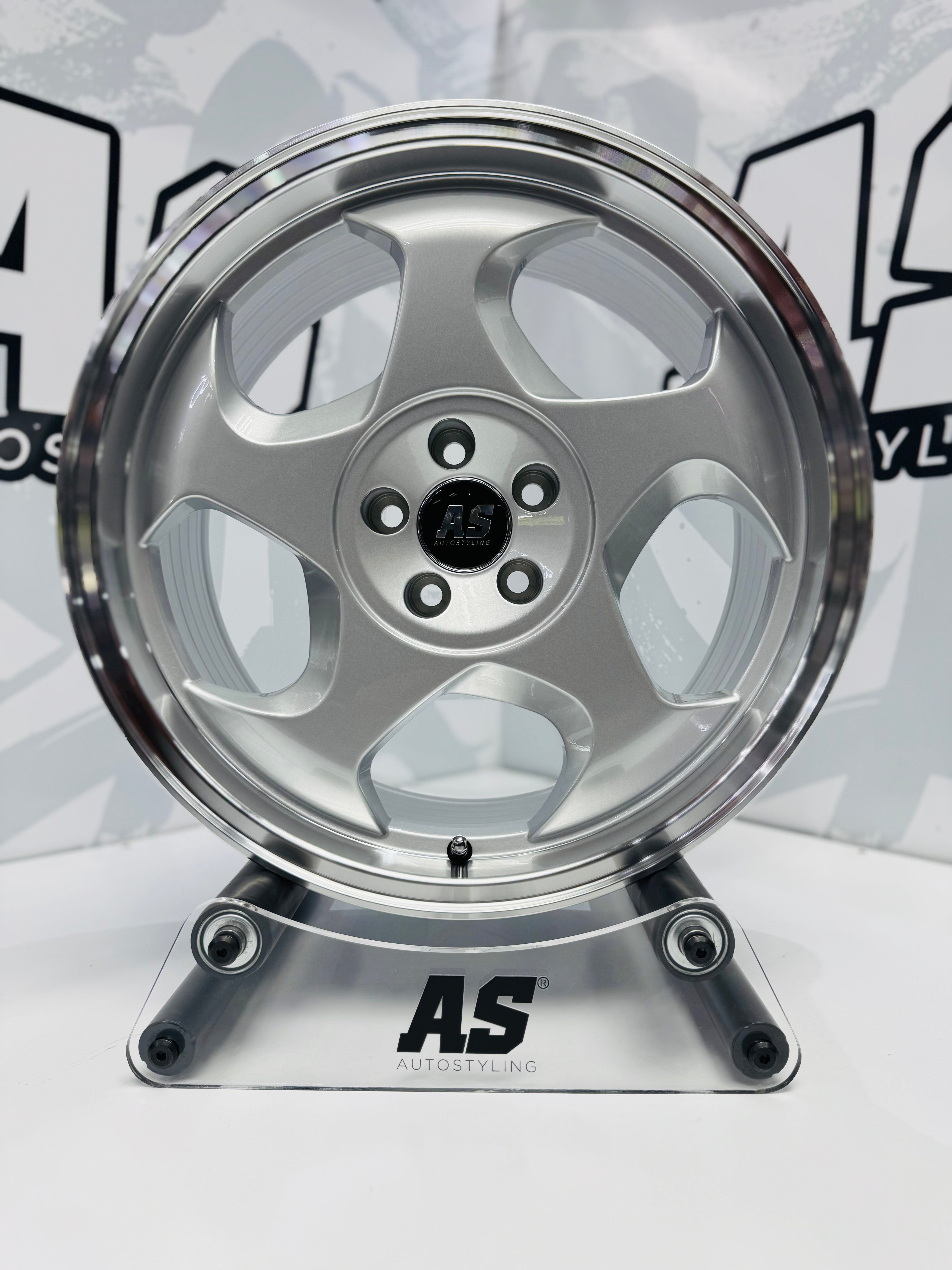 17” AS- THROWING STARS  5/100 SILVER RIMS