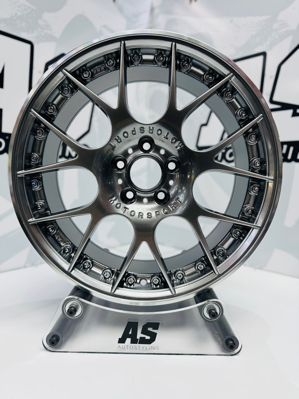 18” BSS CH  5/112 HYPER BLACK