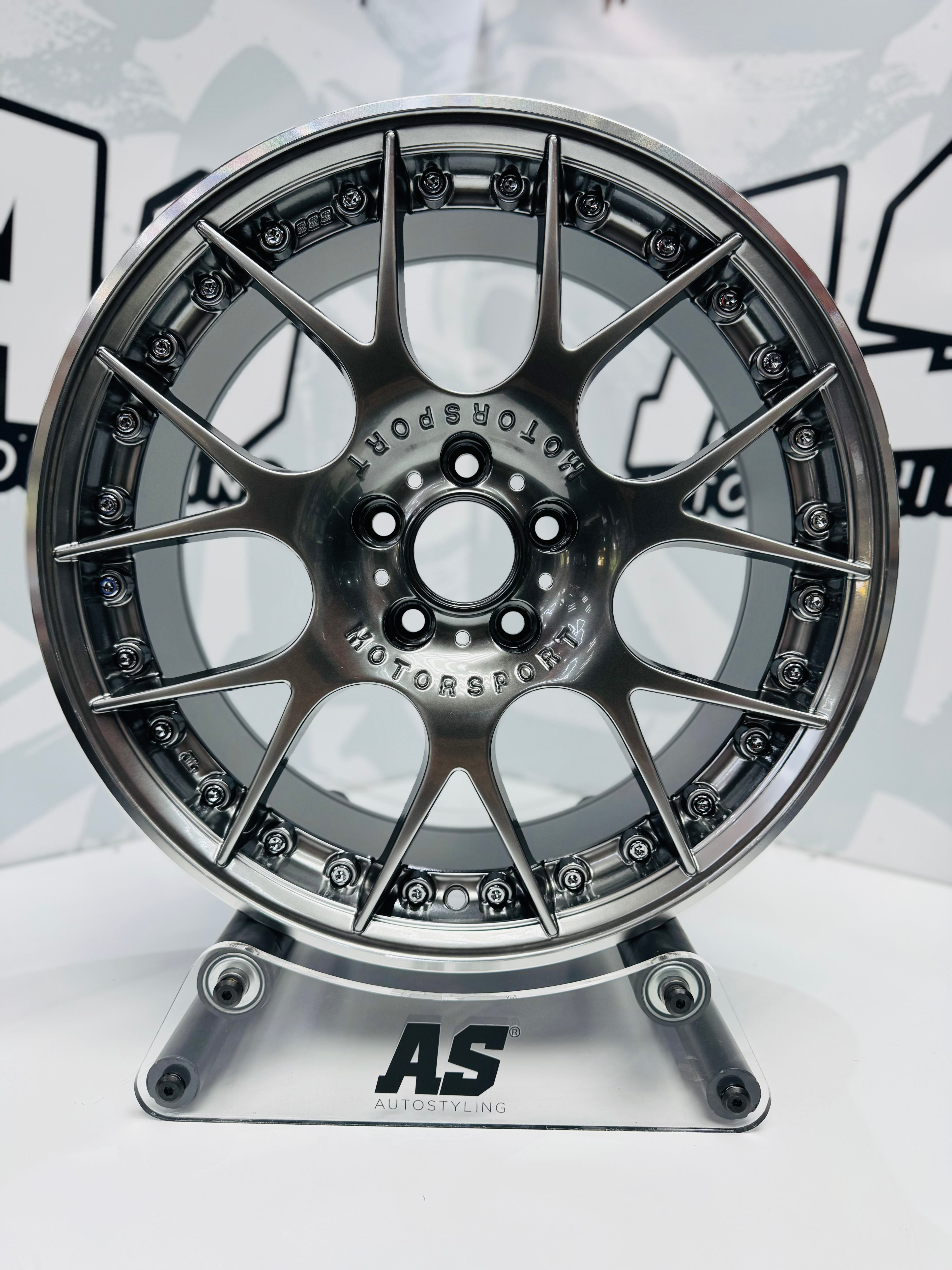 18” BSS CH  5/112 HYPER BLACK