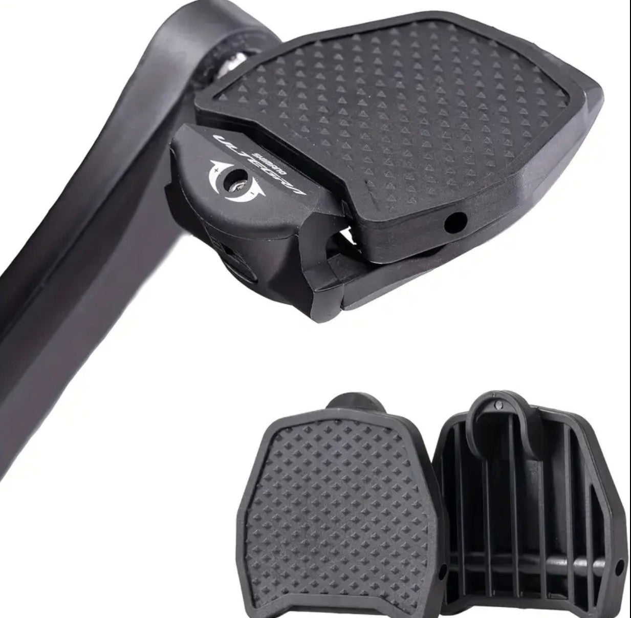 Clipless Pedal to Universal Platform Adapter Compatible with SPD-SL System