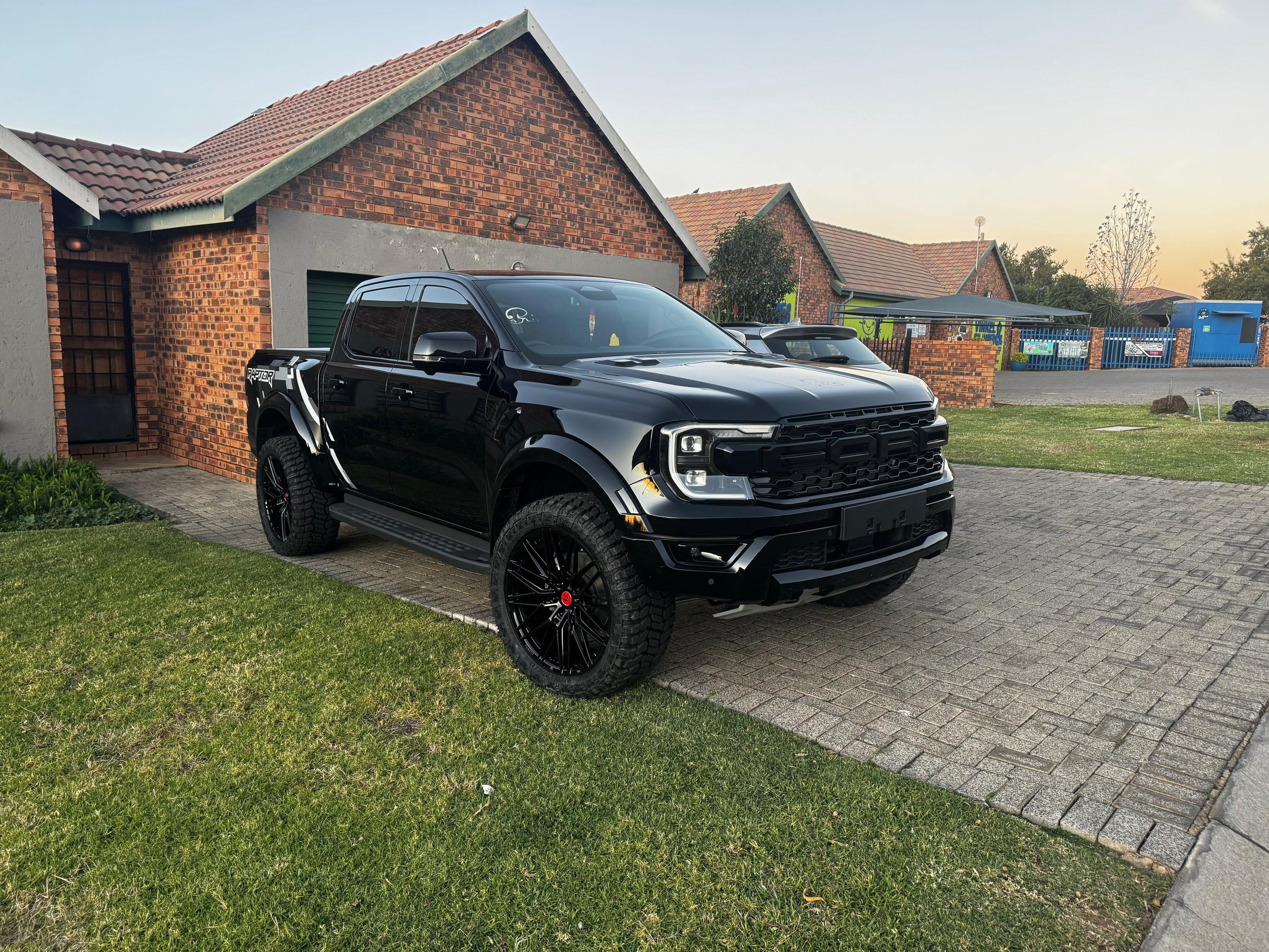 22”  AS-FORGED 81951 6/139 BAKKIE WHEELS GLOSS BLACK for next Gen Ranger & AMAROK only