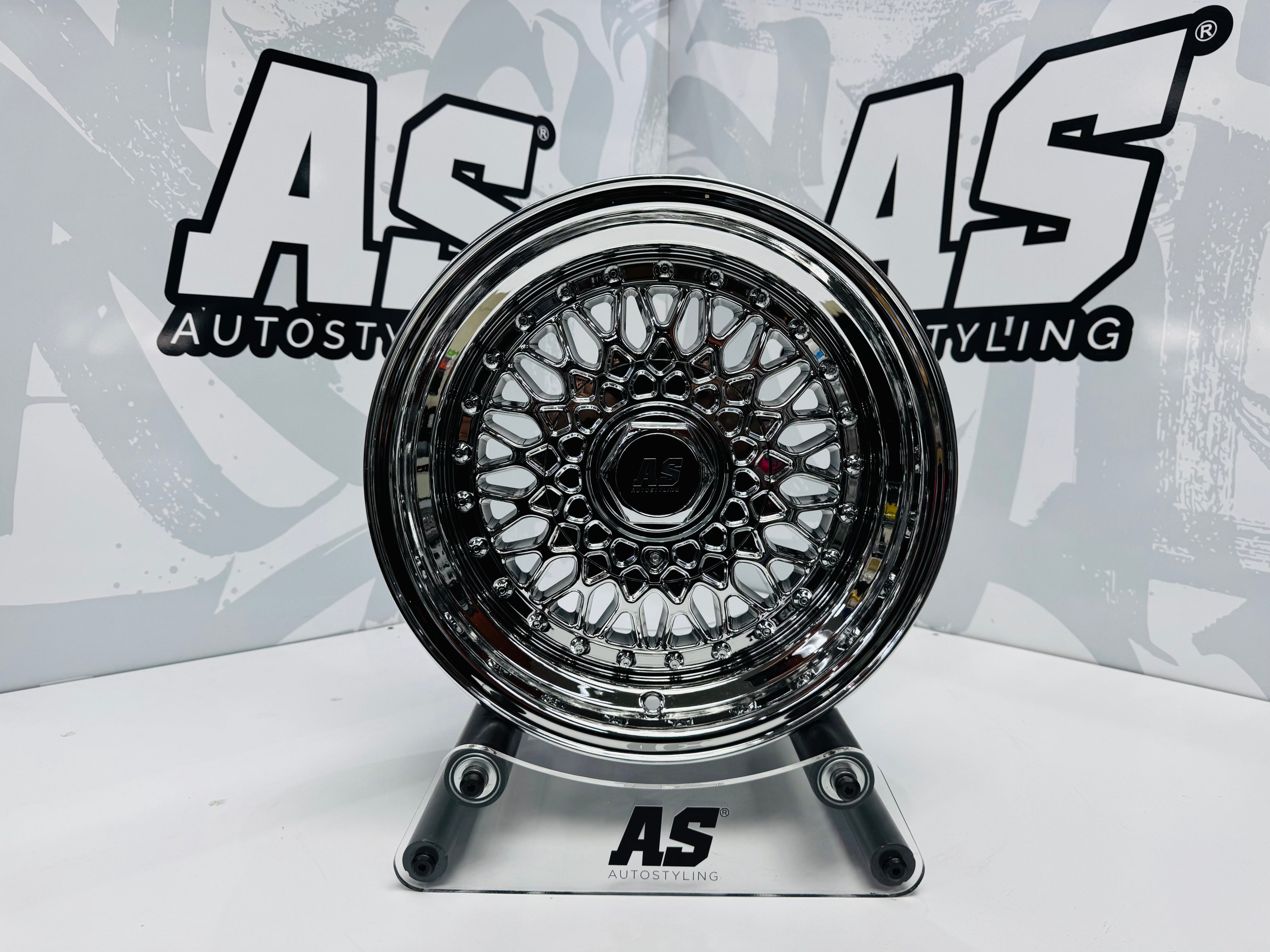 15 AS-MESH CHROME 9/100